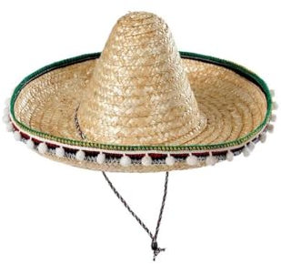 DISBACANAL Sombrero mejicano adulto 55cm - Beige