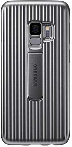 Samsung Protective Cover Case with Flip-Out Stand for Galaxy S9 - Silver,EF-RG960CSEGWW