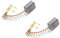 vhbw 2x Kohlebürste 5x8x13 mm kompatibel mit Diverse Elektromotoren, Winkelschleifer, Werkzeugmotoren Elektrowerkzeug + Feder