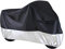ANFTOP Motorradabdeckung XXXXL, Winterfest Motorrad Abdeckplane Motorradgarage Wasserdicht Heavy Duty 210D Dicker Stoff Outdoor Indoor Schutzhülle Größe 4XL (295X110X140CM)