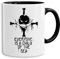 Sea - vaso cafetera regalo Mug Son Ruffy Luffy Zoro Saitama One Dragon Master Goku Ball Vegeta Zoro Piece Db, Farbe2:Blanco