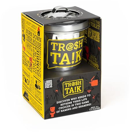 Professor Puzzle | Trash Talk | Card Game | Ages 16+ | 3-6 Players | 30 Minutes Playing Time