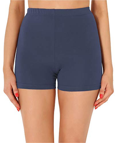 Merry Style Damen Shorts Radlerhose Unterhose Hotpants Kurze Hose Boxershorts aus Baumwolle MS10-358 (Jeans,XL)