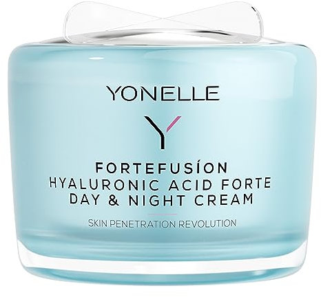 YONELLE FORTEFUSION Gesichtscreme Damen Mit Hyaluronsäure - Face Care Intensiv Feuchtigkeitsspendend - Gesichtspflege Moisturizer Face - Feuchtigkeitscreme Gesicht - Hyaluron Creme Gesicht 55ml