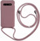 xingting EU Coque Compatible avec Samsung Galaxy S10E TPU Étui de,Protection en Silicone Case,Colliers de cellulaire,pour téléphone Portable avec Cordon Lanyard Case-Rose Or
