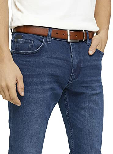TOM TAILOR Herren Gürtel braun 95