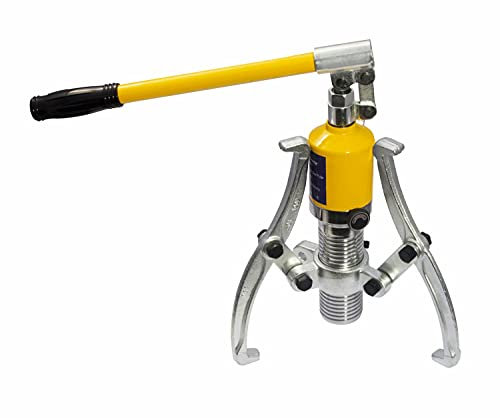 20T Hydraulischer Lagerabzieher Integral+3 Arm+Verbindungsplatten und Schraubenset, Abziehersatz für Naben/Flansche/Zahnräder/Lager