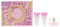 Versace Bright Crystal 3 Piece Gift Set: Eau De Toilette, Shower Gel, Body Lotion 50ml