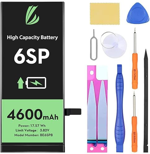 LL Trader Batterie pour iPhone 6s Plus, 4600mAh Batterie au Lithium-ION Haute Capacité avec Tous Les Outils de Réparation