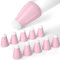JOOSKO Apple Pencil Nib Protector, Silicone Fiber Nib Cover [Pack of 10], Non-Slip Pink
