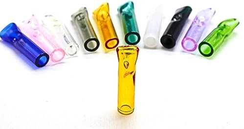 5 beccucci in vetro riutilizzabili, facili da pulire, colori casuali (5)