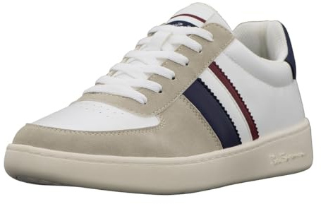 Ben Sherman Mens Hyde Lace Up Casual Shoes - White - Size 9.5 M
