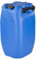 kanister-vertrieb® 60 L Getränke- Wasserkanister Blau mit Schraubdeckel (DIN 71) | Lebensmittelecht | Tragbar 3 stabile Griffe | Farbe blau | ohne BPA