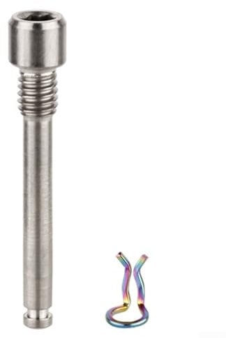 Bulloni in lega di titanio premium per pinza freno a disco, perfetti per XTR Ultegra M985 R8070, garantisce un fissaggio per sicuro (titanio)