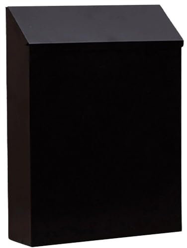 Sanfly Wall Mount Lockable Post Box Für Außen, Mailbox Großer Kapazität Für Schlüsselschloss, Dropbox, Metall -Post -Box Für Home Office