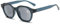 Lanomi Herren Damen Lesebrille mit Sonnenschutz Blaulichtfilter Sonnenbrille Getönte Sonnenlesebrille mit sehstärke Blau Rahmen Grau Linse 2.5