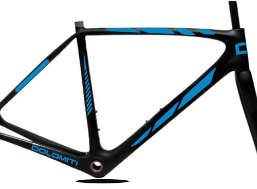 DualColorStampe Set mit 10 Aufklebern für Fahrradrahmen und Mountainbike, universeller Schutz, Artikelnummer: B0170 (BLU 53)