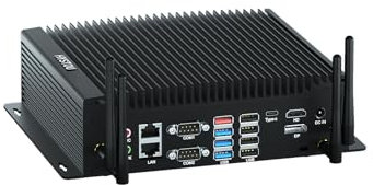 HYSTOU Mini PC I5 Fanless: Windows 11, 64GB RAM, 1TB SSD, 10210U per Uso Industriale