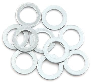 TUCKBOLD 10pcs Engine Oil Crush Washers Car Drain Gaskets 12mm ID. 19.7mm OD. Automotive Parts