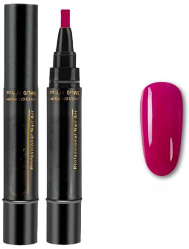 3 in 1 Nail Art Pens - Gel, Varnish & One Step Nail Polish Pen - 33 Colors