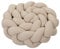 babybay Baby Kuschelschlange Waffelpiqué (Made in EU) - Kuschelschnecke in vielen Farben und Größen, Nackenrolle, Kopfschutz für Wickeltisch (Sand, 280cm)
