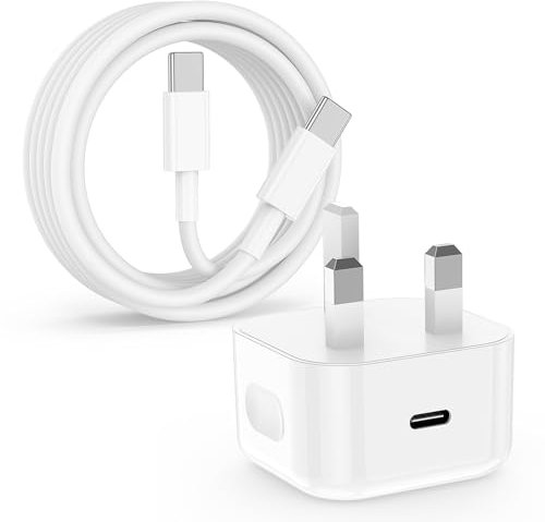 Long iPhone 16 15 Fast Charger 3M Apple Original,[Apple MFi Certified] 1Pack 20W PD USB C Charger Plug with 3M USB C to C Charging Cable for iPhone 16/15/16 Pro Max/16 15 Pro/16 Plus,iPad Pro/Air