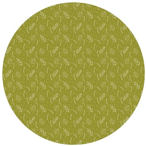 Runde Fototapete selbstklebend - 3D Wald Vliestapete Made in Germany UV-beständig Geruchsfrei - Dschungel Tropisch grün Wohnzimmer Schlafzimmer 2912-SK (75x75cm)