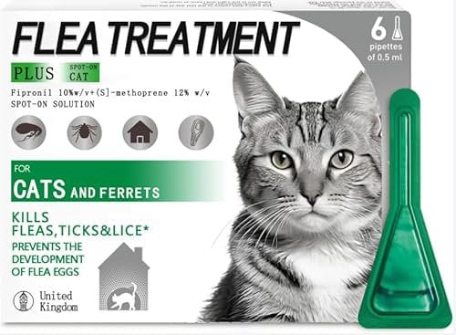 Treatment for Cats and Ferrets (6 Pipettes)