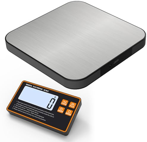 Bilancia da cucina digitale, design suddiviso, bilancia da cucina digitale, bilancia da cucina senza fili, con display remoto, scala di precisione da 1 g, fino a 15 kg, con ampio display LCD separato