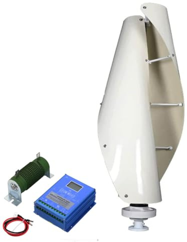 HYZHANHONG 220V, Generador Eólico Vertical de 10000W con Eje Vertical y Maglev Permanente, Generador de Electricidad por Levitación Magnética 12V-220V, con Controlador