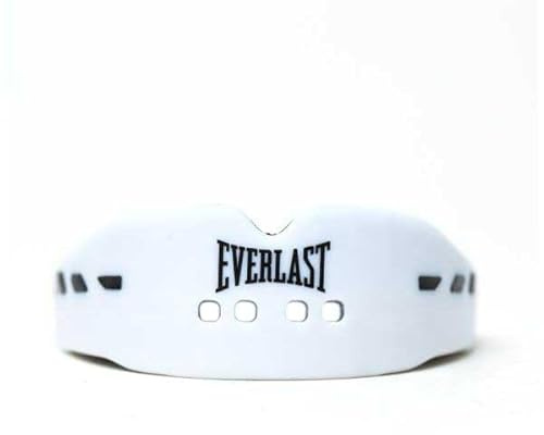 Everlast Evershield Doppel Mundschutz Boxen (Weiß/Schwarz), Zahnschutz | Kampfsport, Training, Sport, Erwachsene, Jugendliche, Damen, Männer