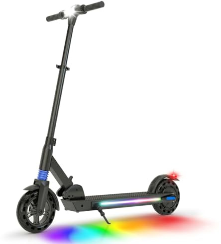 Elektroroller für Kinder 8-16 Jahre, Faltbarer E Scooter mit LED-Anzeige, 250W Motor, Höhenverstellbar, Bis 20 km Reichweite & 20 km/h, Elektro Scooter für Kinder und Jugendliche