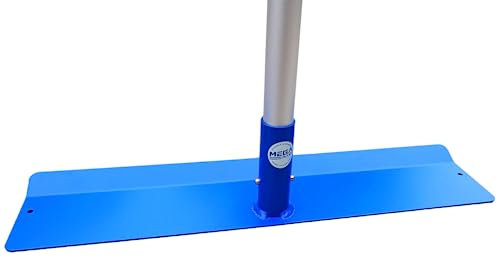 MegaMaxx UK Heavy Duty Concrete Placer Tool - Floating, Tamping and Spreading Tools - Adjustable Handle - Lightweight Design, Easy Attachment, Masonry Equipment