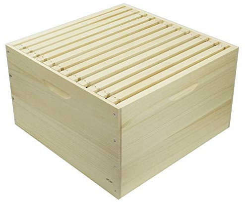 APIFORMES Dadant (DAD12) Brutraumzarge+12 Rähmchen, 505x505, Holzbeute,Imkerei, Bienen, Bienenhaus, Imkereibedarf