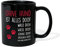 Spreadshirt Ohne Hund Ist Alles Doof Spruch Pfoten Tasse, Schwarz, Keramik, 325 ml, Tasse