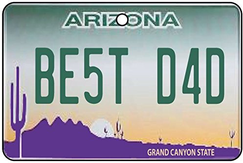 Arizona - Best Dad Nummernschild Auto Lufterfrischer