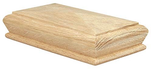 Jackson Woodturners Oak Double Pyramid Cap for 90mm Newel Post