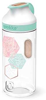 Quokka 8412497069439 Tritano Minerale Bottiglia, 520 ml Capacità, Palma Geo