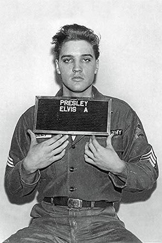 Close Up Elvis Presley Poster Mugshot Mug Shot (61cm x 91,5cm)