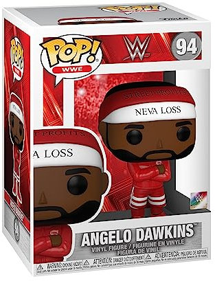 Funko Pop! WWE: Street Profits - Angelo Dawkins - Vinyl-Sammelfigur - Geschenkidee - Offizielle Handelswaren - Spielzeug Für Kinder und Erwachsene - Sports Fans - Modellfigur Für Sammler und Display