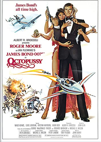 AFFICHE James Bond – Octopussy One-sheet – Kunstdruck, 30 x 40 cm, gerollt