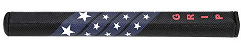 Putter Grip, Golf Grip Super Stroke Push Rod Anti Skid PU Covered Standard Size EVA Replacement Accessory Club With Handle Professional Non Slip Grips Fish Dip Net Nonslip Approachable(Black)