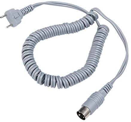 Nail Drill Handpiece Cord Power Cable, Replacement Part for Manicure Pedicure Machine Nail Drill Machine Accessory Tool, Nail Polishing Machine Handpiece Connector(Grey)
