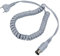 Nail Drill Handpiece Cord Power Cable, Replacement Part for Manicure Pedicure Machine Nail Drill Machine Accessory Tool, Nail Polishing Machine Handpiece Connector(Grey)