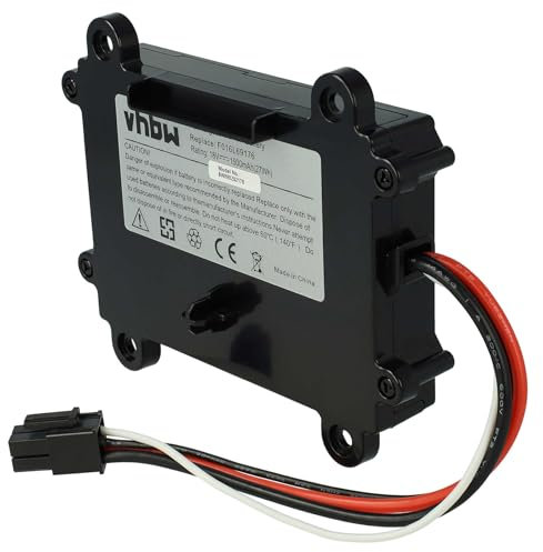 vhbw batteria compatibile con Bosch Indego S 500, S+ 500, XS 300 tagliaerba, robot tagliaerba (1500mAh, 18V, Li-Ion)