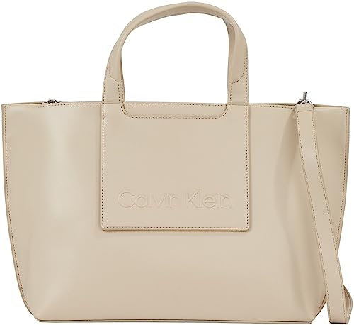 Calvin Klein CK Set Tote Bag M Doeskin