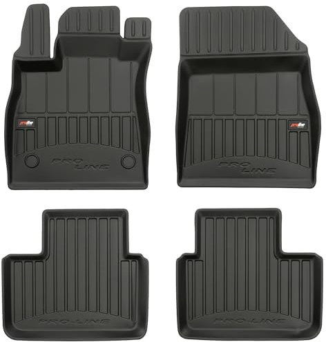 SMK Gummimatten auto fußmatten Satz passend für Renault Talisman 2015-2020 Erleben Sie einen neuen Standard des Reisens mit rutschfesten auto fussmatten - Mehrjahres- auto teppiche für alle Straßenver