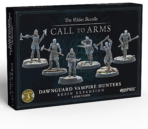 Modiphius Entertainment | The Elder Scrolls: Call to Arms | Dawnguard Vampire Hunters | Miniature Game | Unpainted