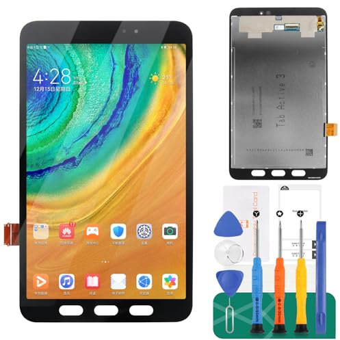 Écran LCD de rechange pour Samsung Galaxy Tab Active3 3ème 2020 SM-T570 Touch Digitizer Kit de réparation (noir version WiFi)