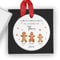 Personalised First Christmas as a Family of Three Ceramic Bauble with Gift Box - Custom Family Of 3 Xmas Ornament, New Baby Gift, New Parents Keepsake, Baby's 1st Christmas Tree Decoration 2024